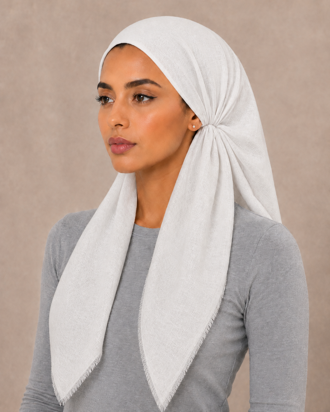 PreTie Lined - Solid White