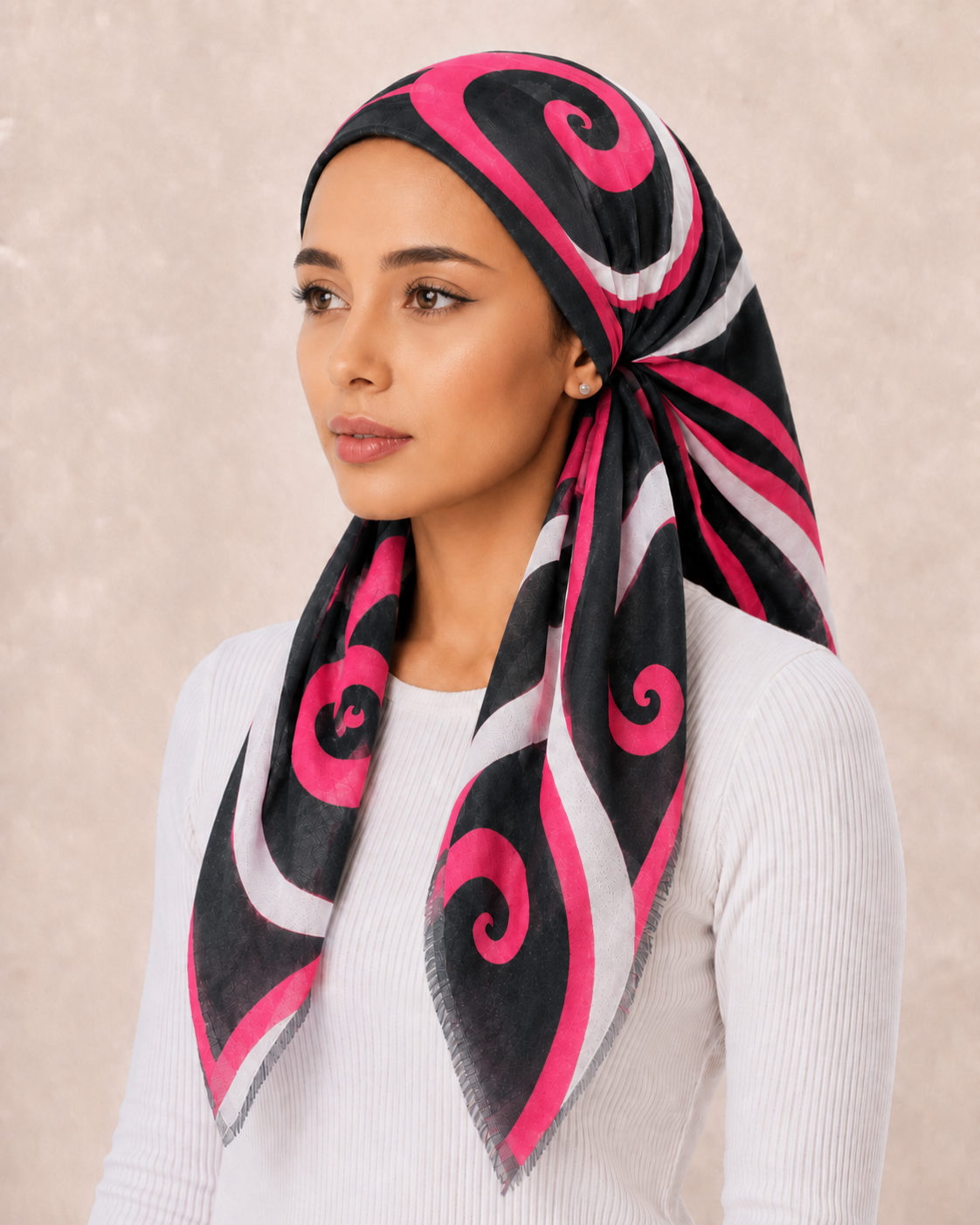 PreTie Shimmer Swirl - Fuchsia