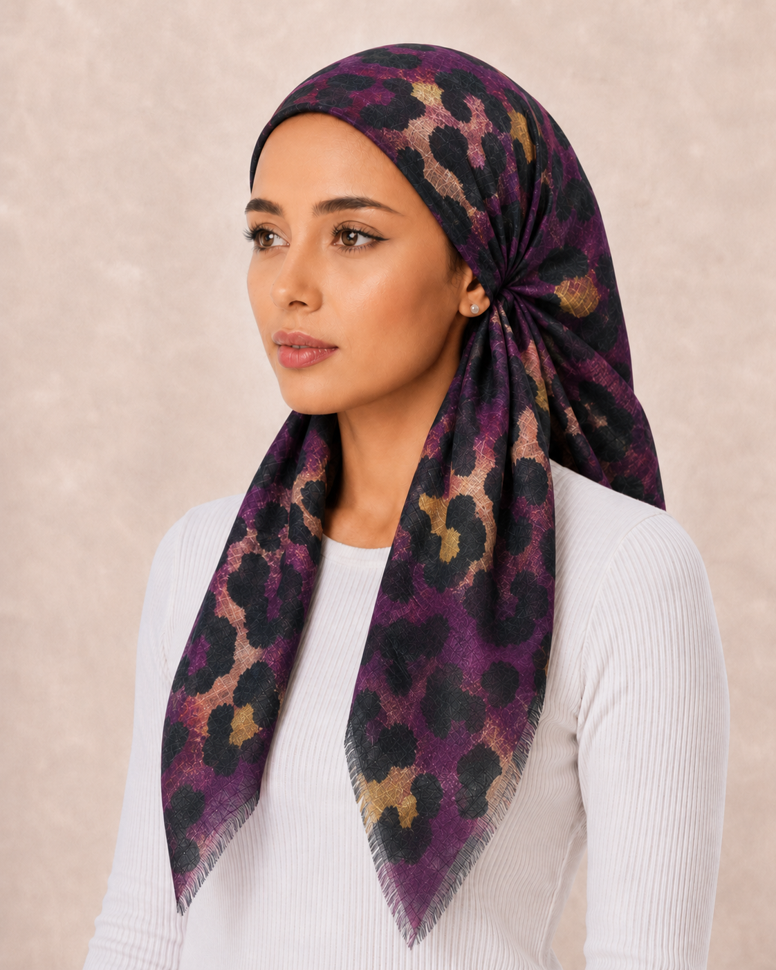 PreTie Artistic Leapard - Regal Purple