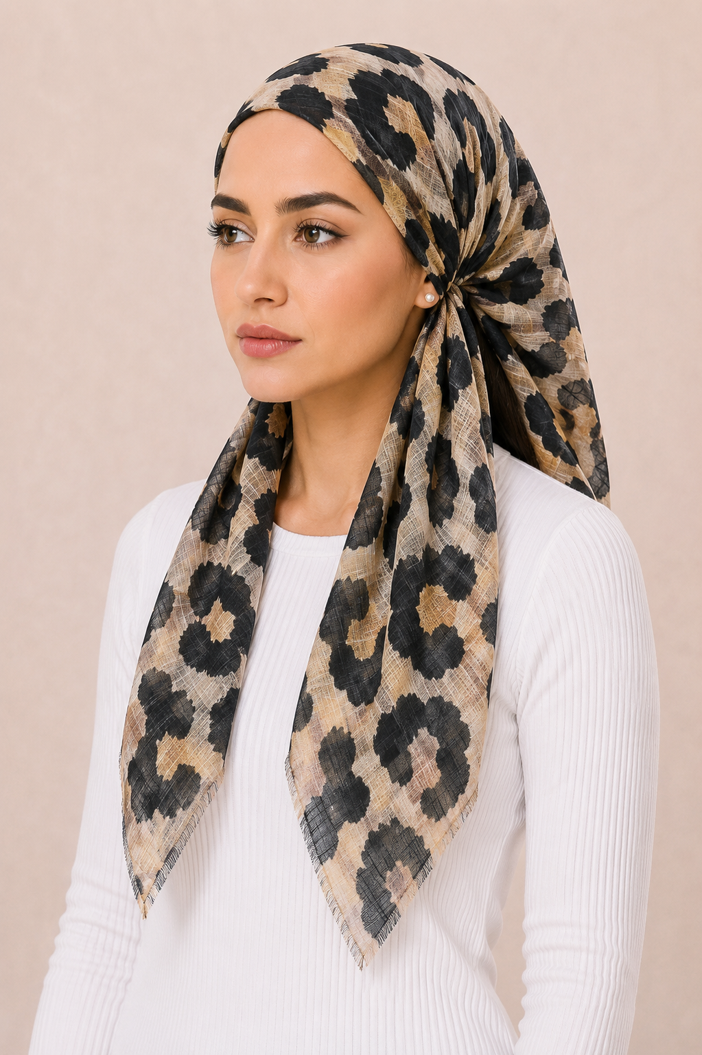 PreTie Artistic Leapard - Champagne Gold