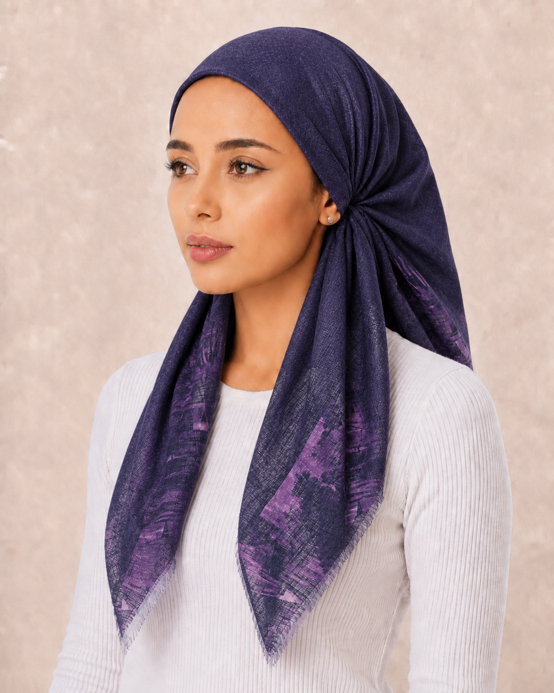 PreTie Cityscape Border - Violet