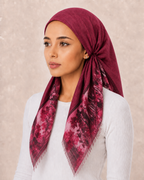 PreTie Cityscape Border - Berry