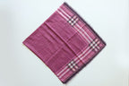 PreTie Traditional Plaid Border - Rose Berry