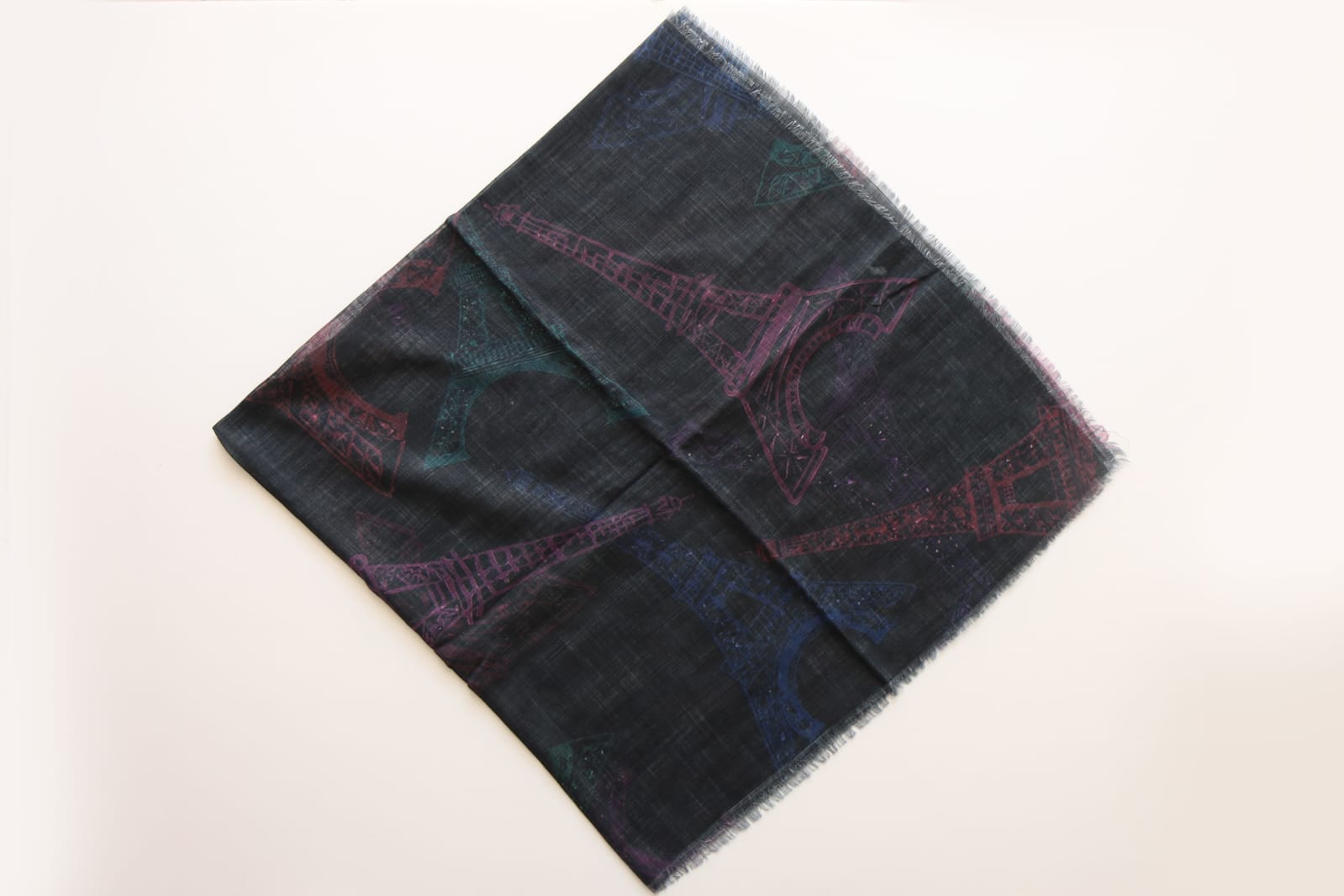 Square Scarf Paris Sketch - Jewel Shadow