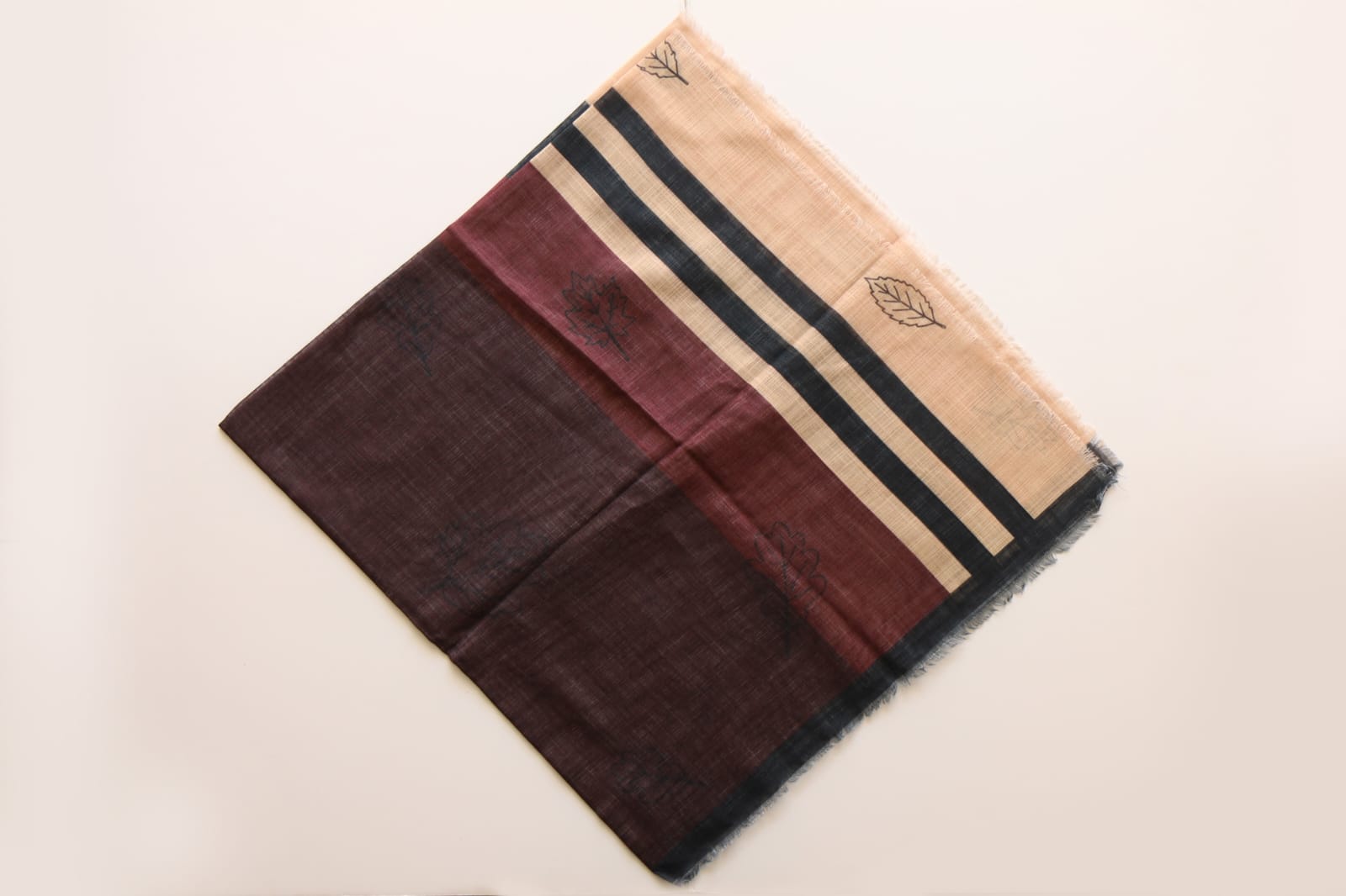 PreTie ColorBlock Plaid - Burgundy*Cream