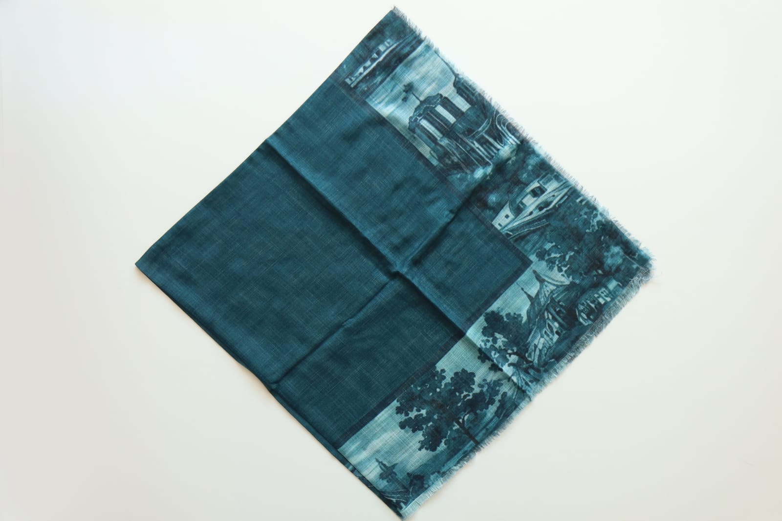 PreTie Cityscape Border - Teal