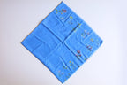 PreTie Shimmer Floral Border -Sky