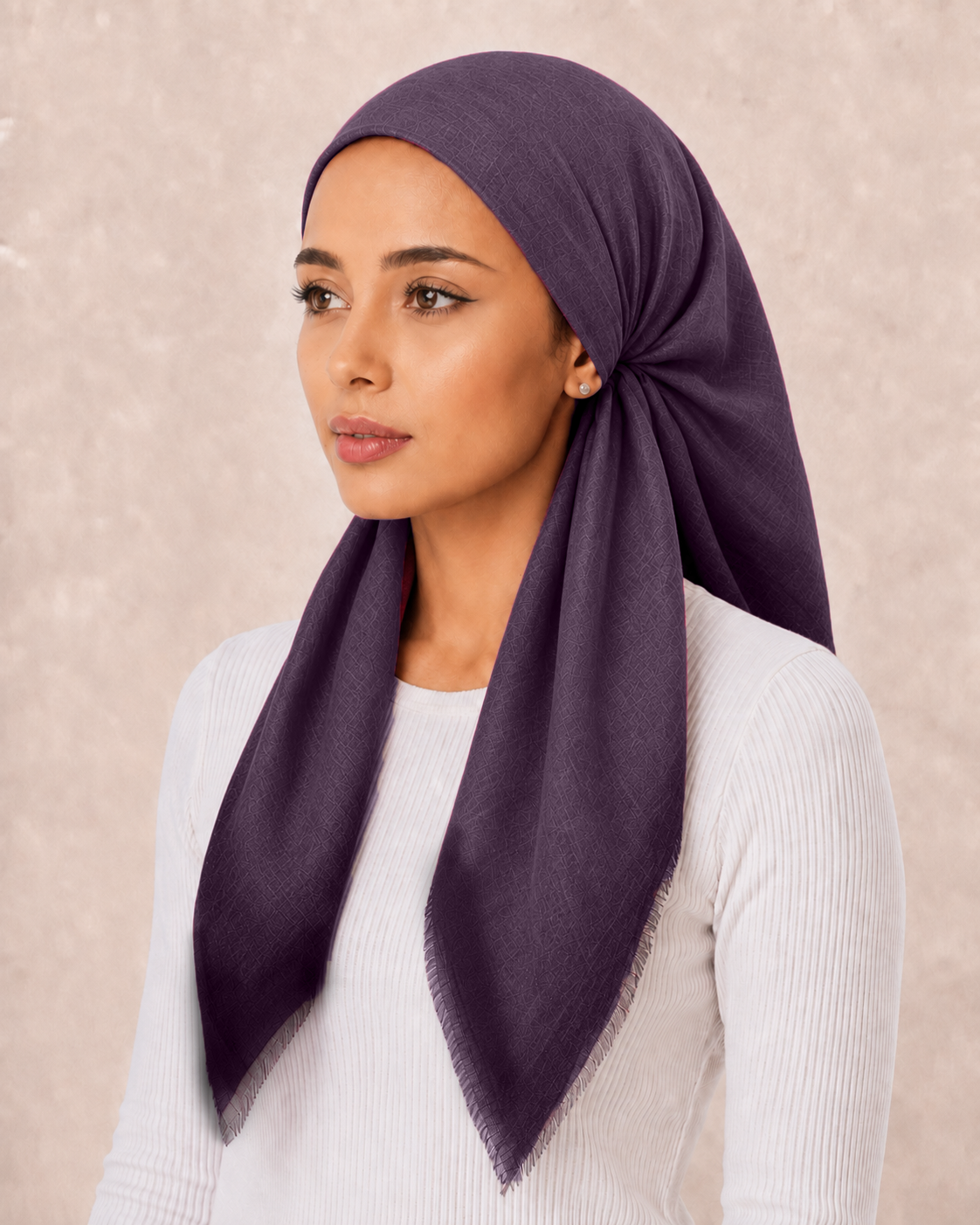 PreTie Dark Gradient Border - Dusty Purple