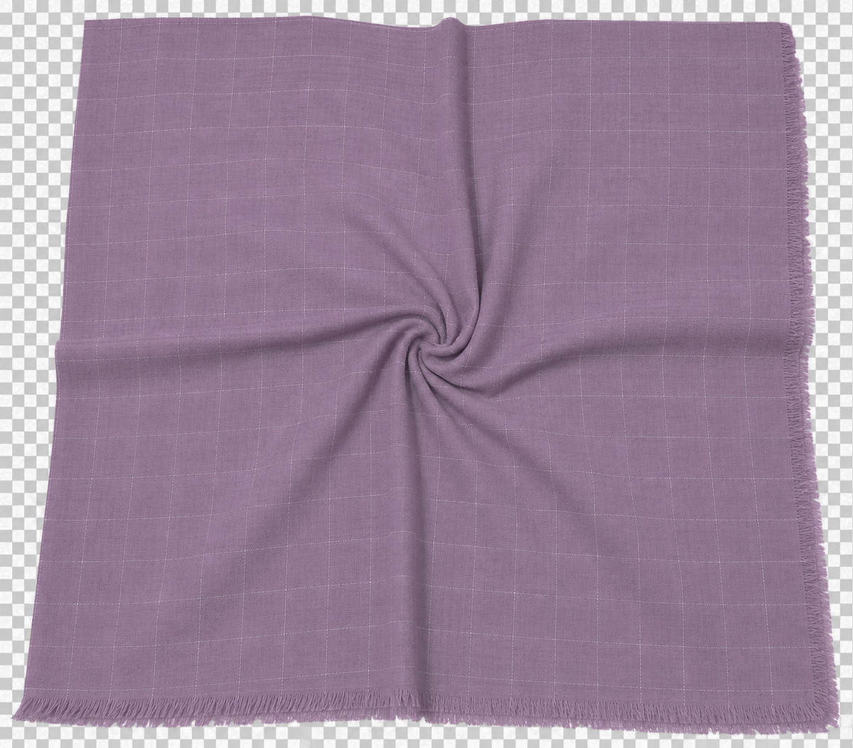 Square Scarf Grid Texture - Laveneder Haze